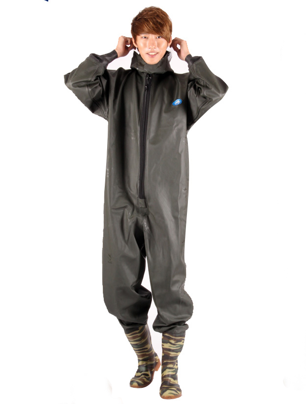 Outdoor Hunting Overalls - Mężczyzna kobiety wodoodporne garnitury Wader zieleń