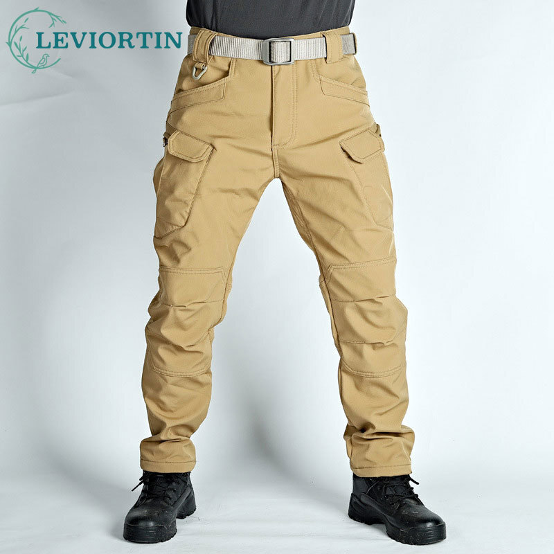 Outdoor Hunting Overalls - Męskie taktyczne spodnie cargo kamuflażowe bojowe