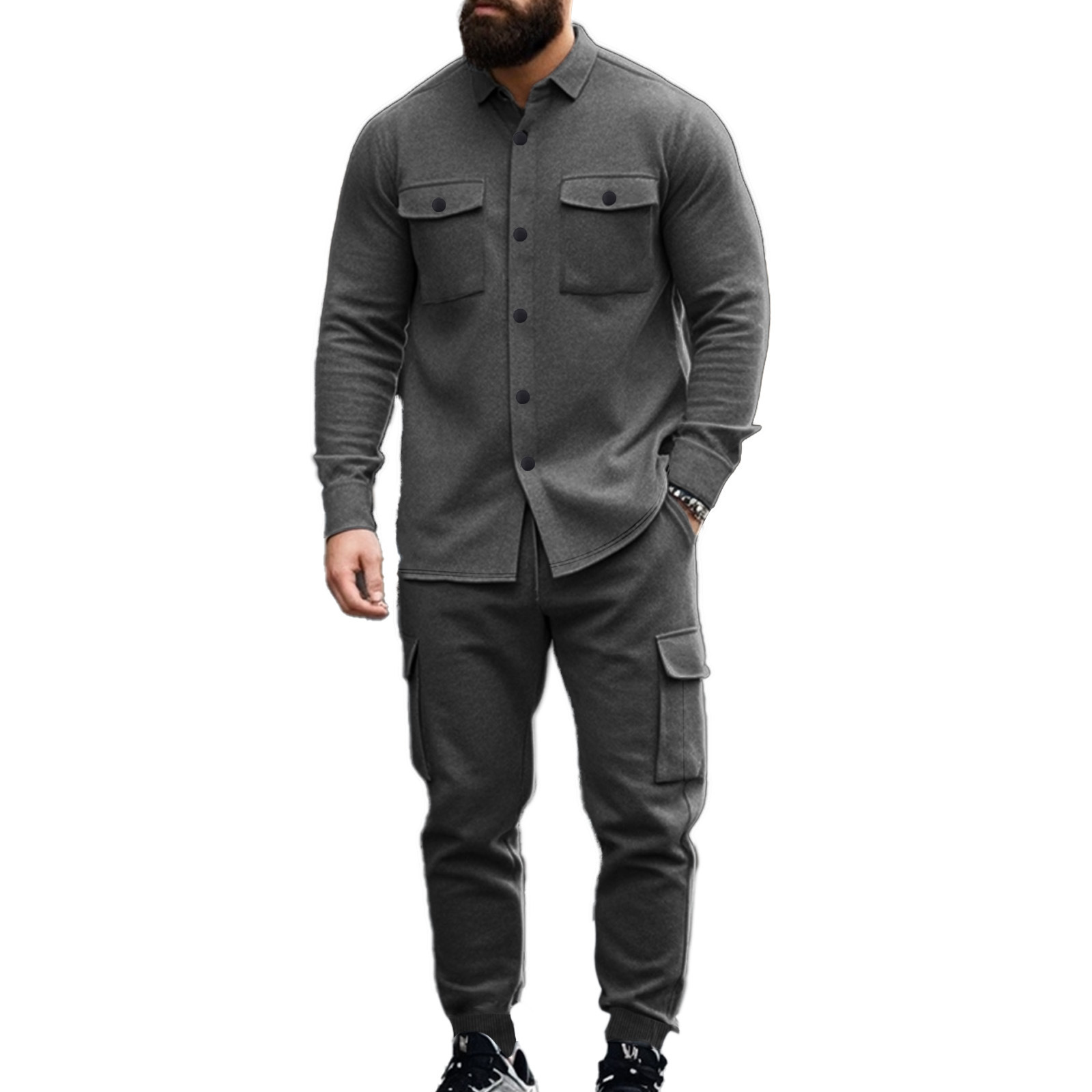 Outdoor Hunting Overalls - Męski taktyczny zestaw kurtki myśliwskiej i