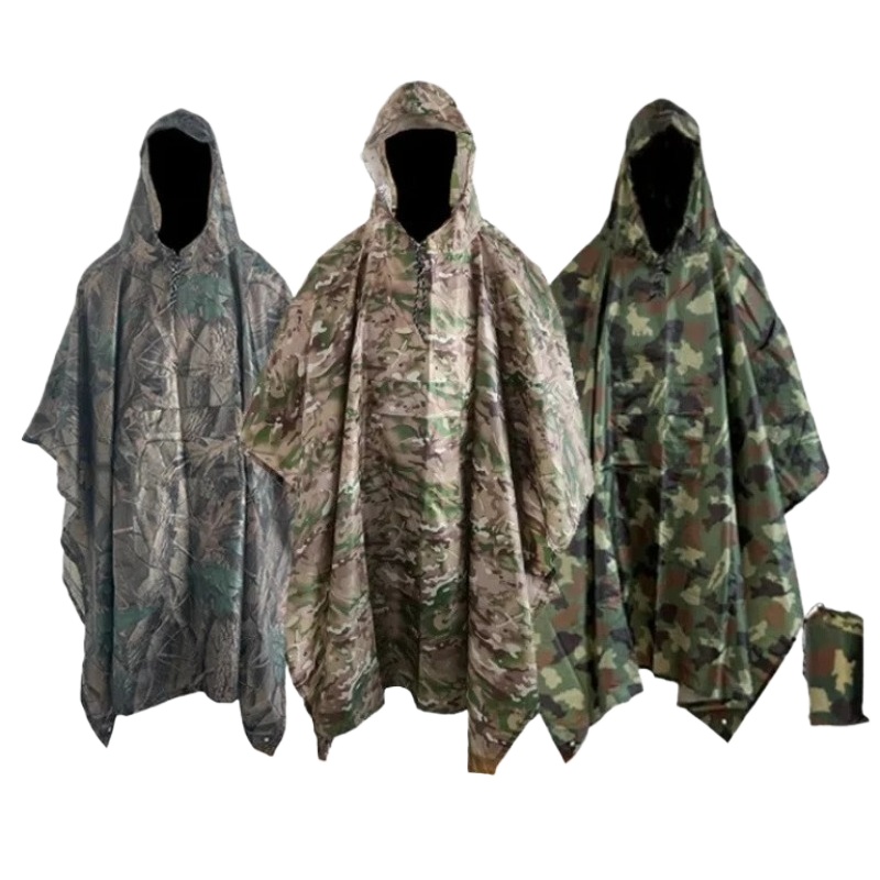 Hunting Outdoor Boys - Wielofunkcyjny Przenośny Wodoodporny Płaszcz Przeciwdeszczowy dla