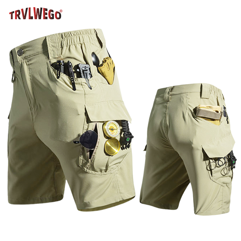 Outdoor Hunting Overalls - Szybkoschnące taktyczne szorty męskie, spodnie cargo