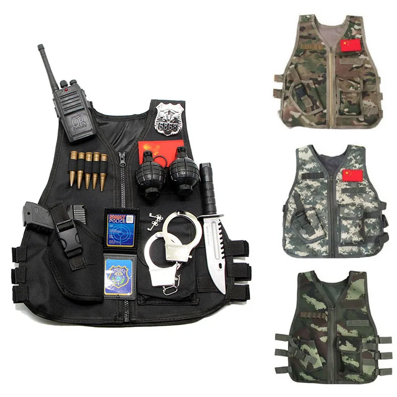 Hunting Outdoor Boys - Kamizelka dla dzieci na zewnątrz taktyczna