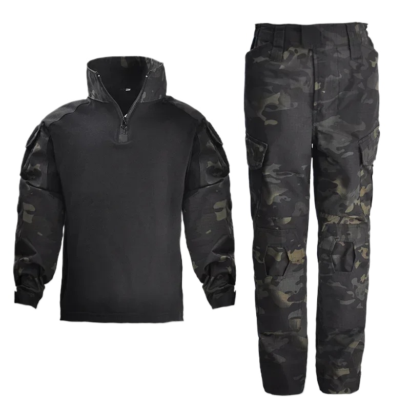 Hunting Outdoor Boys - Dziecięce mundury taktyczne zestawy odzieży myśliwskiej