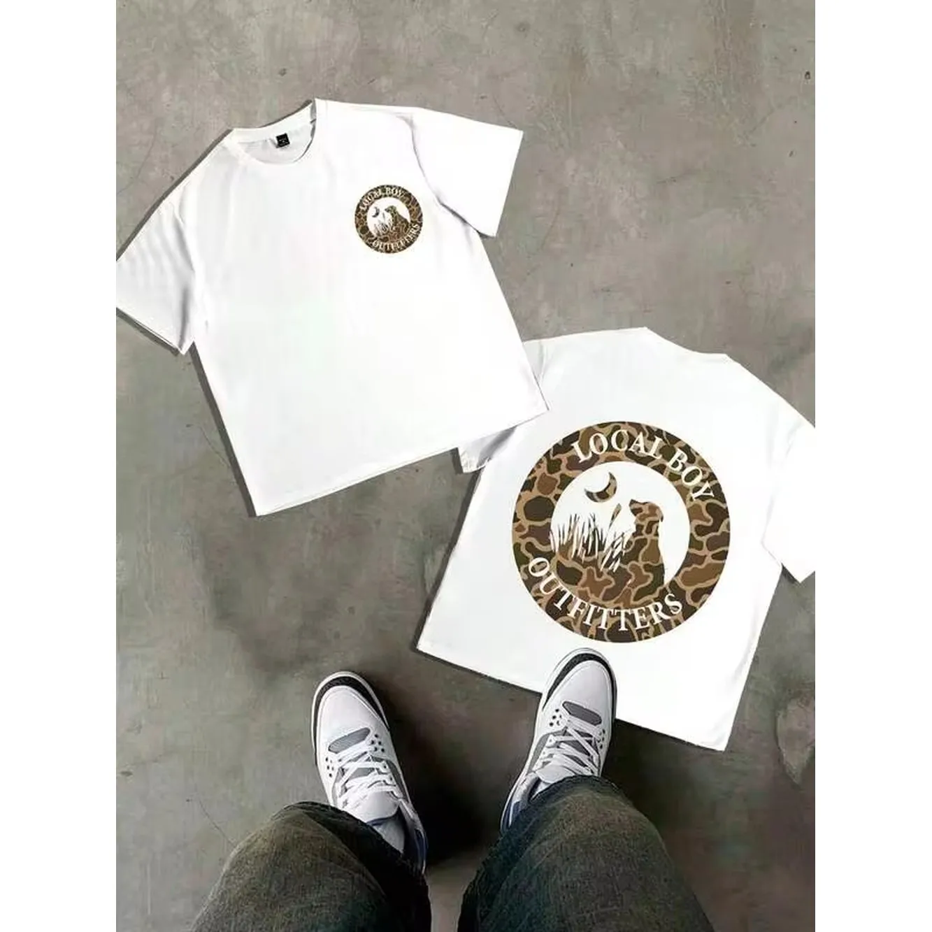 Hunting Outdoor Boys - Koszulka męska Local Boy Outfitters Coyote