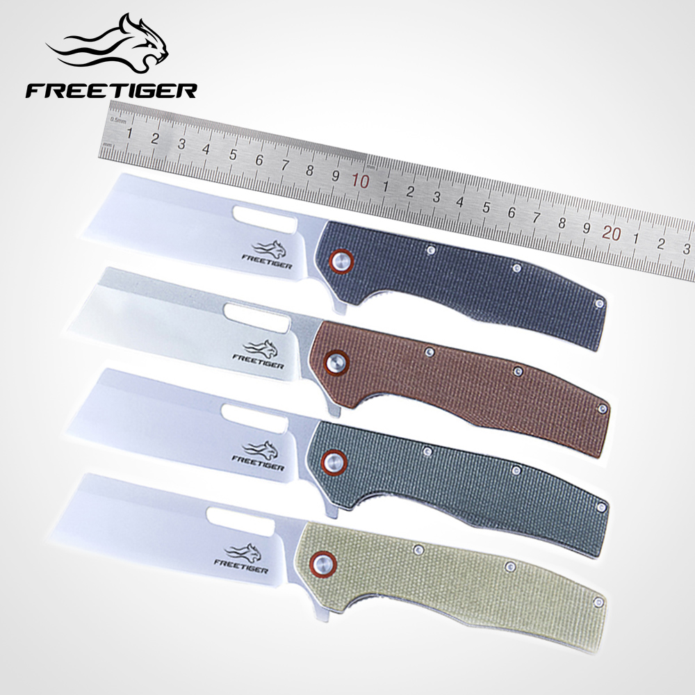 Hunting Camp Outdoor Kitchen - FREETIGER Micarta Handle D2 Stone Wash