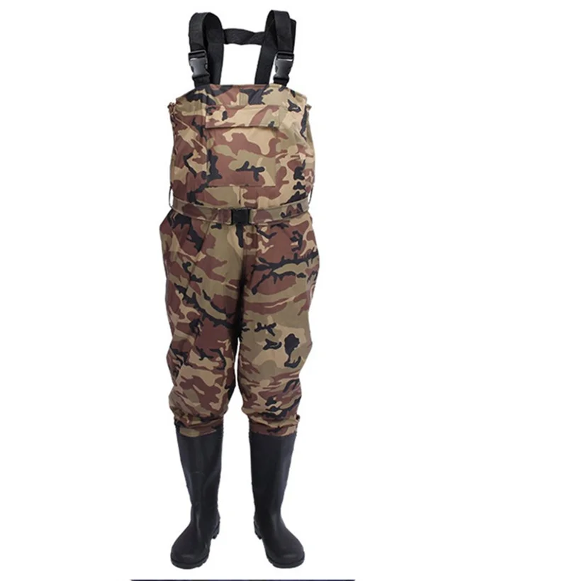 Outdoor Hunting Overalls - Kamuflaż wędkarskie spodnie do brodzenia odkryty
