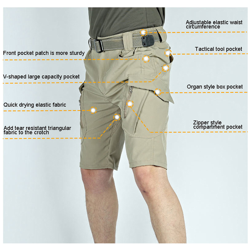 Szybkoschnące taktyczne szorty – Outdoor Hunting Overalls recenzja i cena