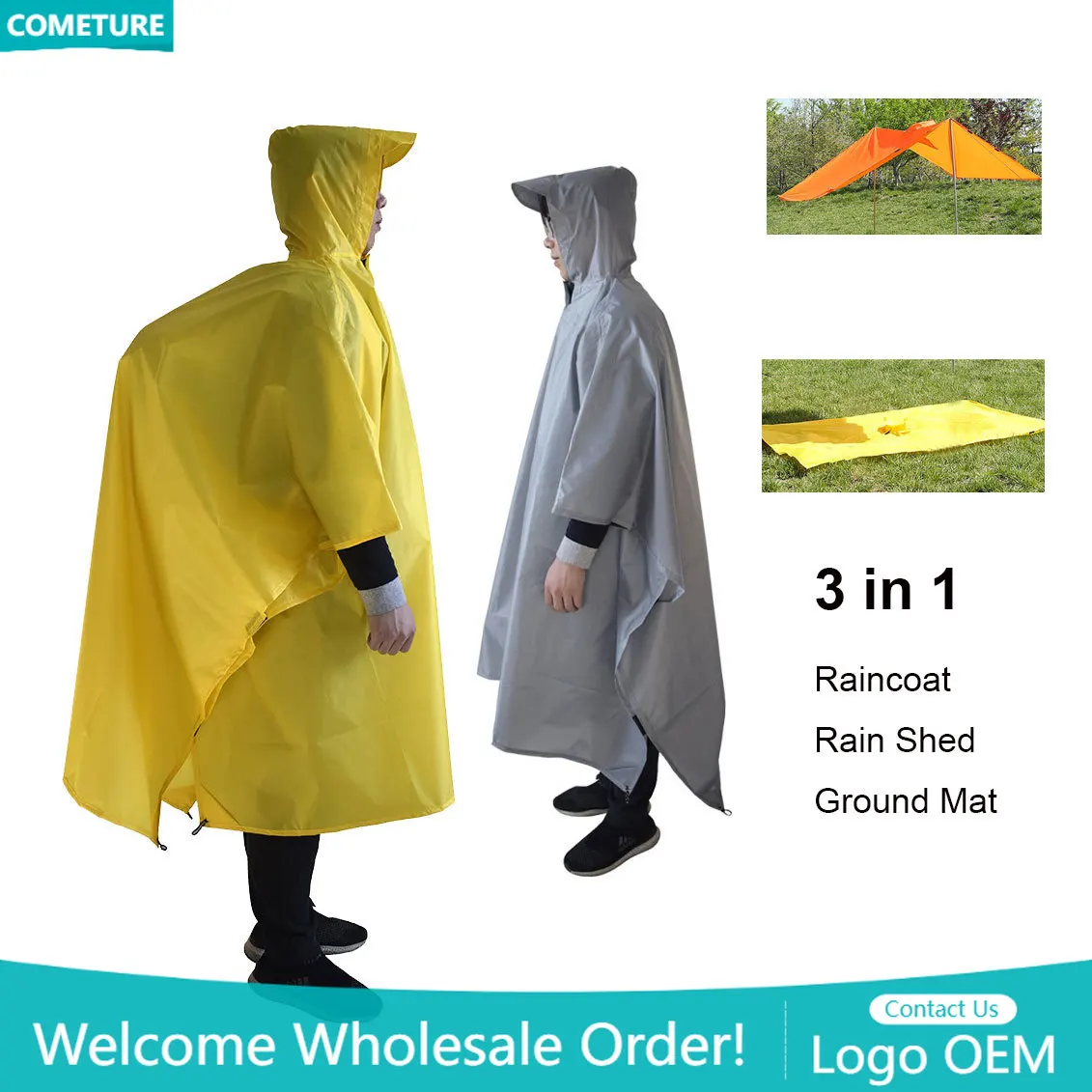 Płaszcz przeciwdeszczowy 3 w 1 – Hunting And Outdoor Supplies recenzja i cena